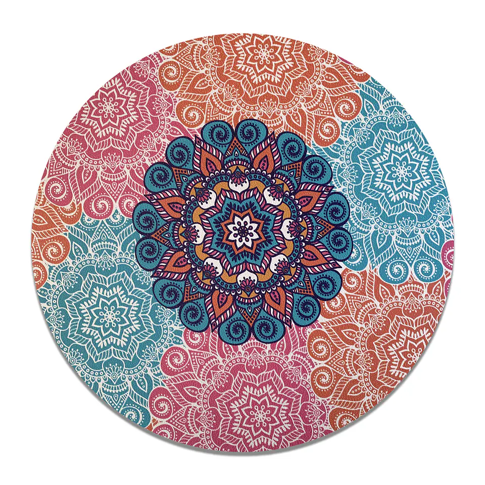 Set 6 Individuales Mandalas Redondo 5