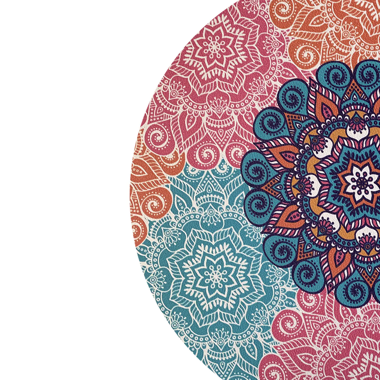 Set 6 Individuales Mandalas Redondo 7