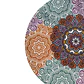 Set 6 Individuales Mandalas Redondo - Miniatura 10