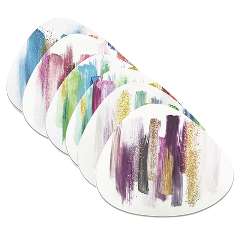 Set 6 Individuales Pinceladas Stone