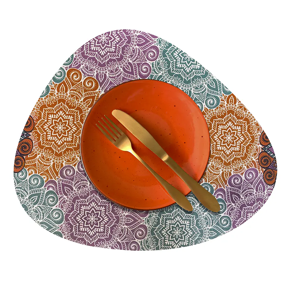 Set 6 Individuales Mandalas Stone 9