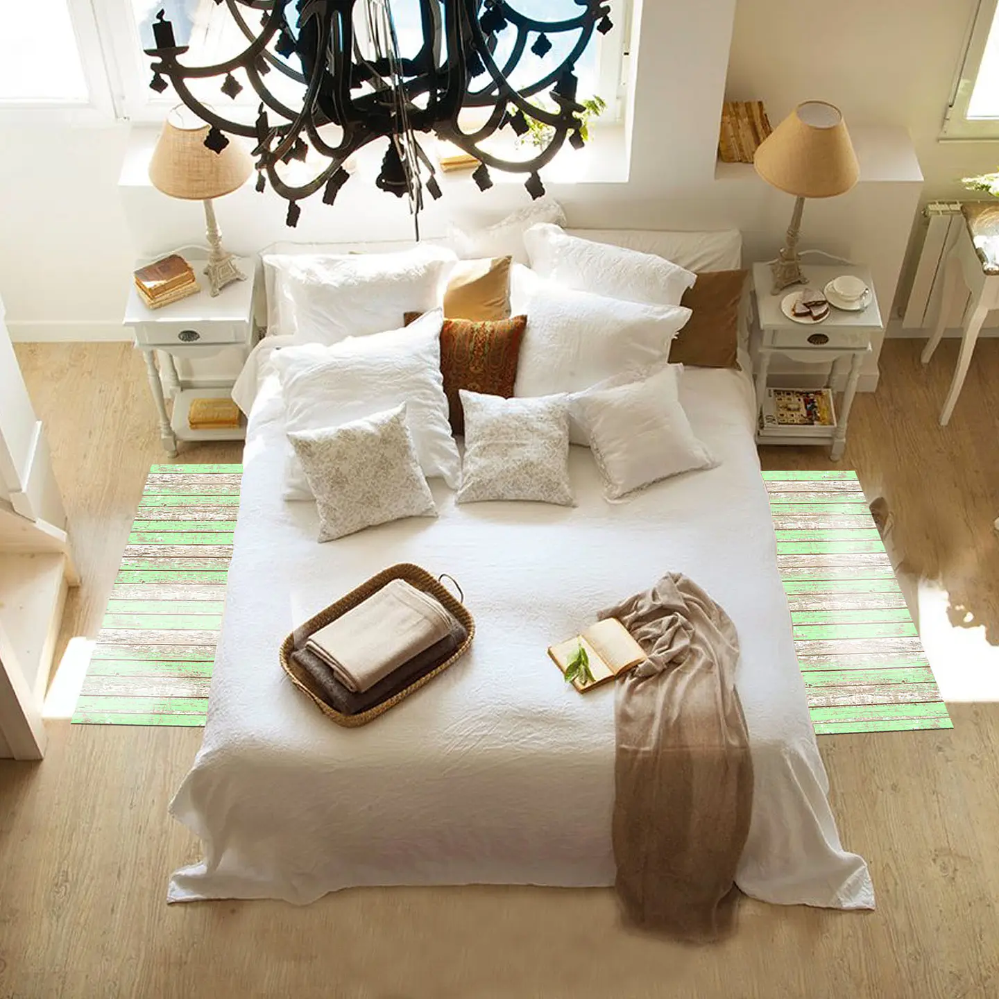 Madera Vintage Verde 6