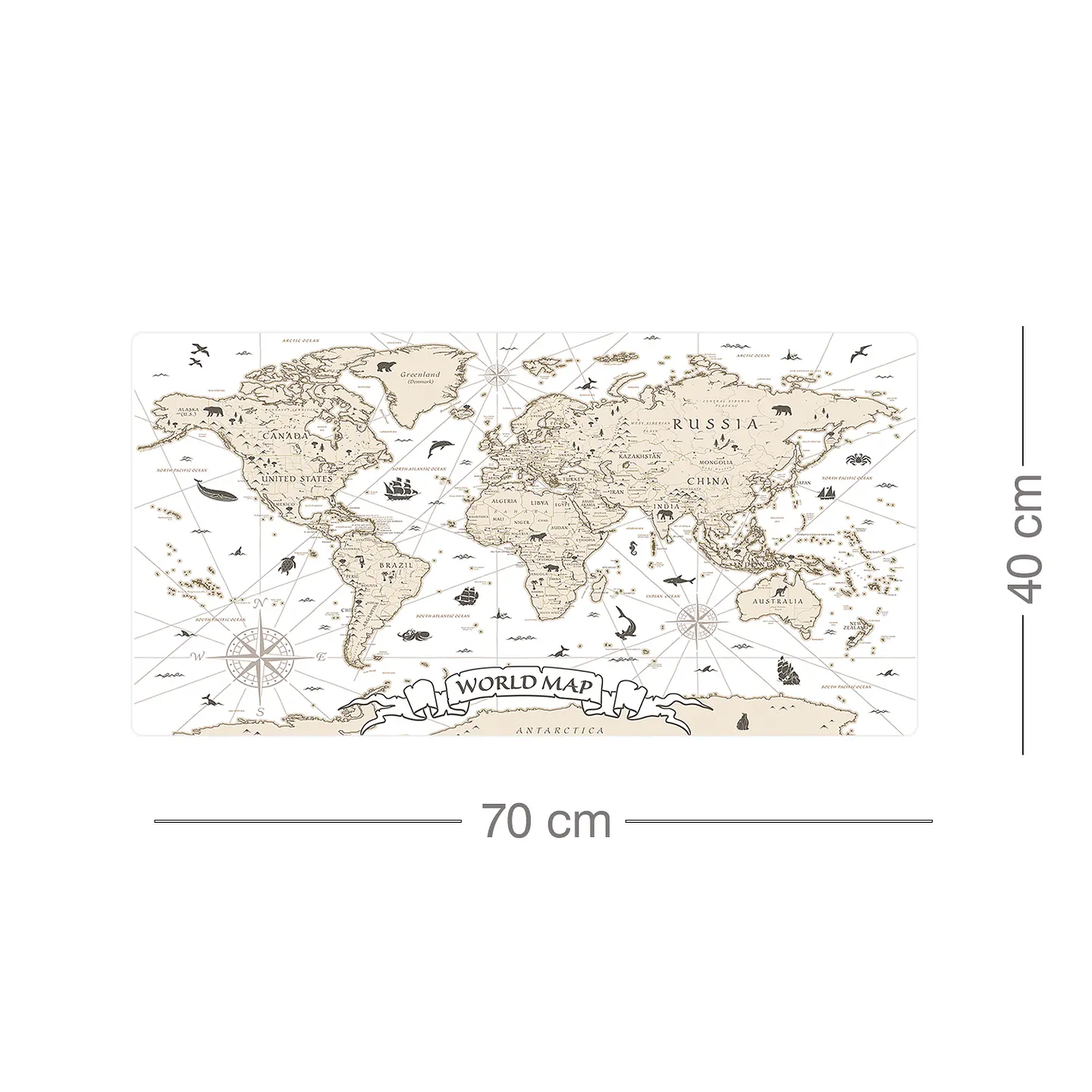 Office Pad The World 2