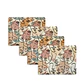 Set 4 Individuales Caras Rectangular - Miniatura 1
