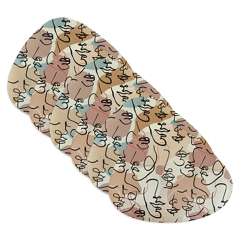 Set 6 Individuales Caras Stone