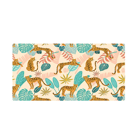 Office Pad Pink Leopard