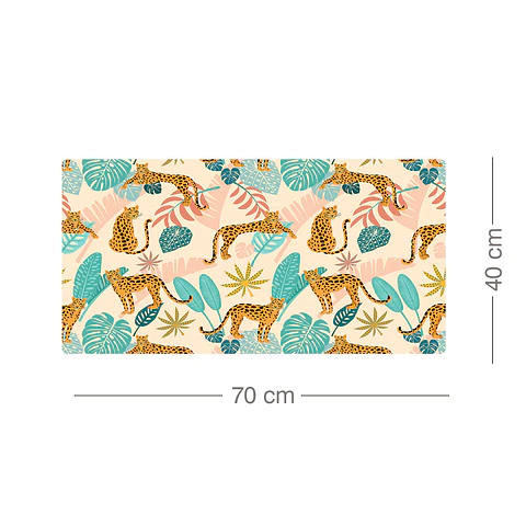Office Pad Pink Leopard