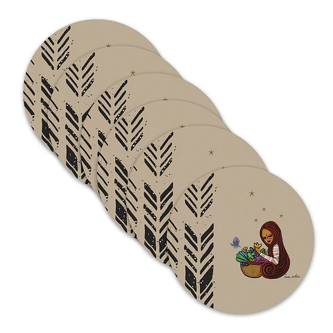 Set 6 Individuales Mona Canasto
