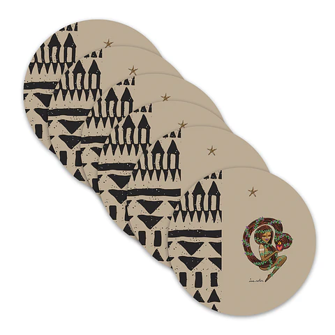 Set 6 Individuales Mona Brotes