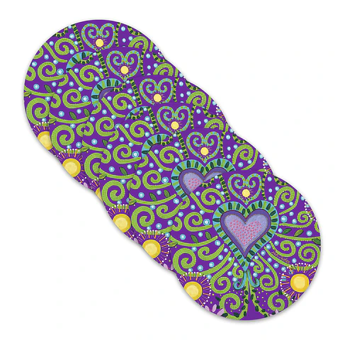 Set 6 Individuales Enredadera Morado
