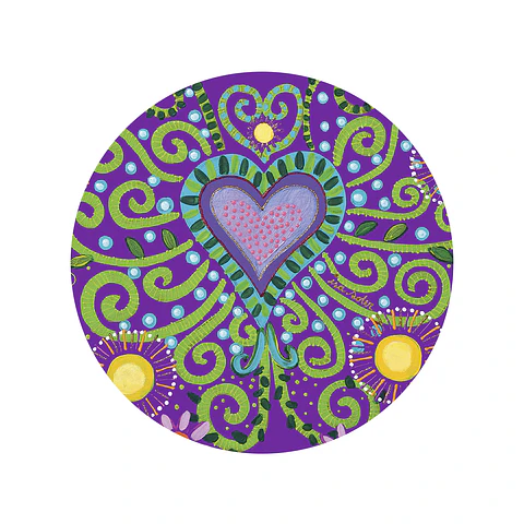 Set 6 Individuales Enredadera Morado