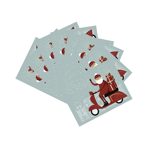 Set 8 Individuales Navidad 1 Rectangular