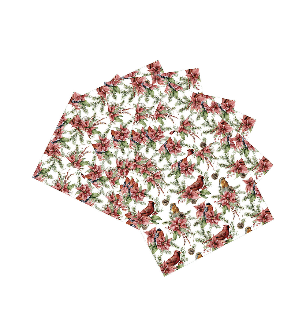 Set 8 Individuales Navidad 3 Rectangular