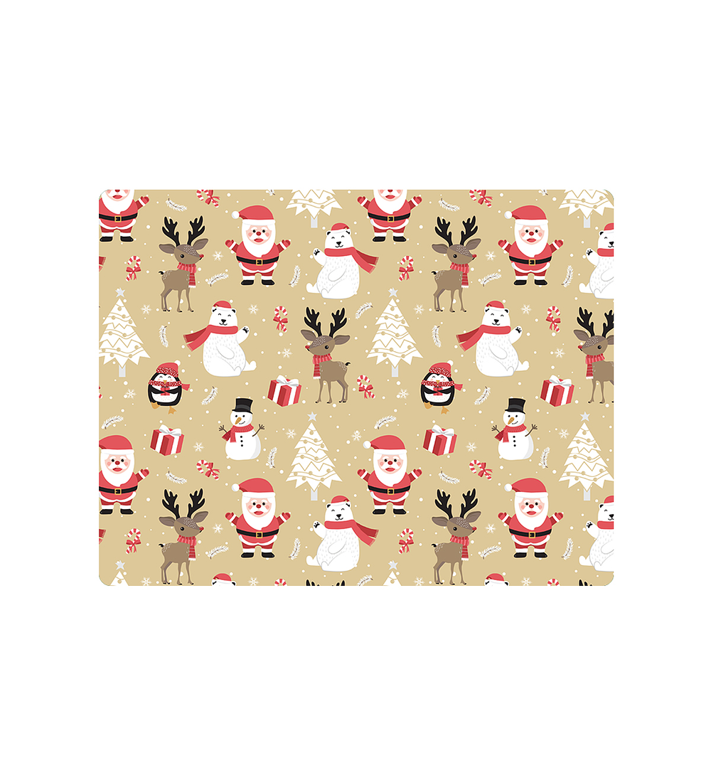 Set 8 Individuales Navidad 4 Rectangular