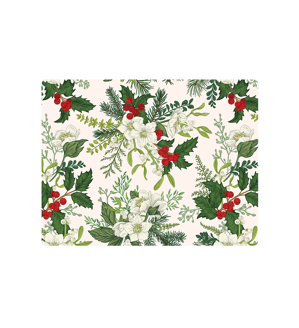 Set 8 Individuales Navidad 7 Rectangular