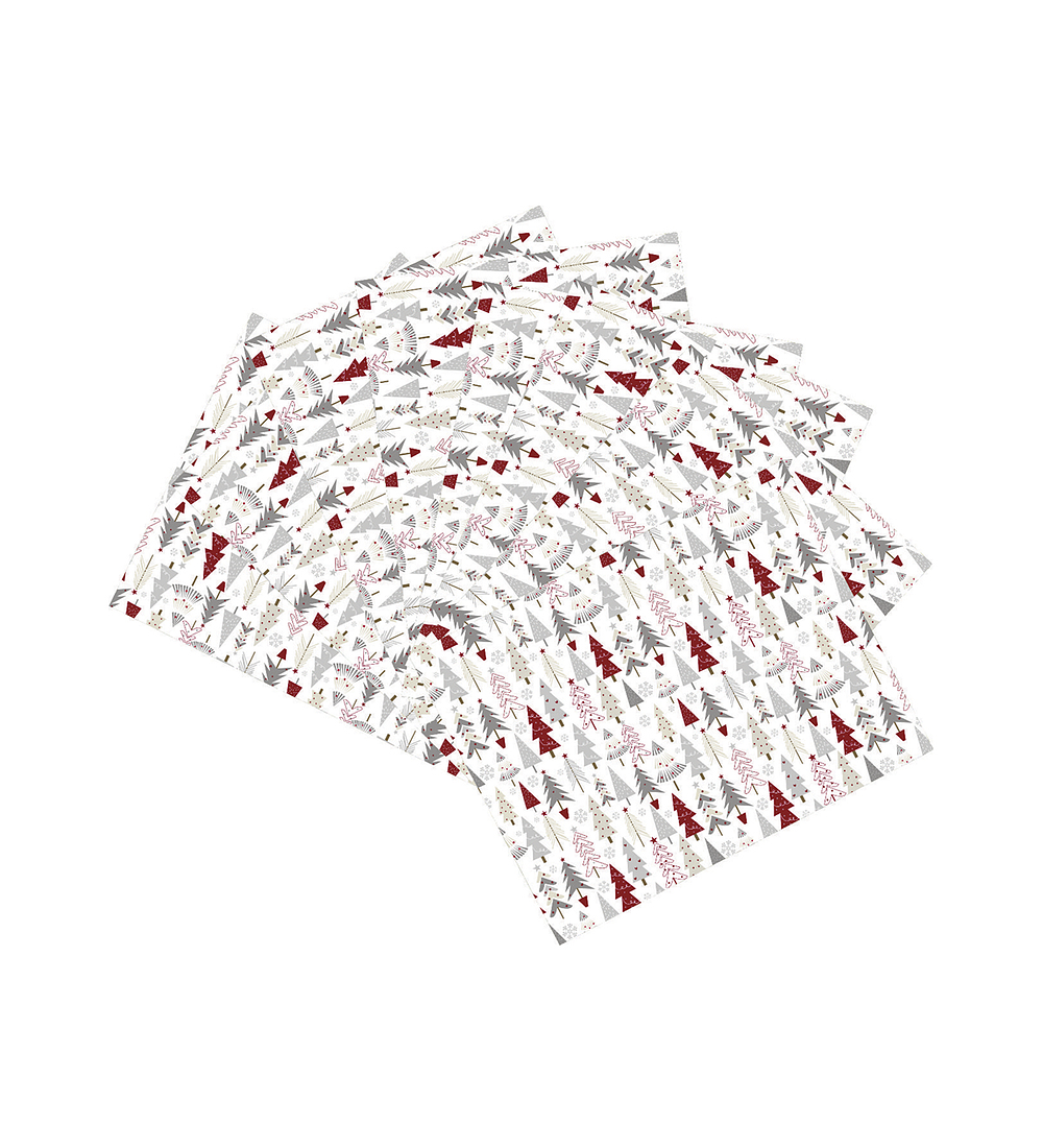 Set 8 Individuales Navidad 8 Rectangular