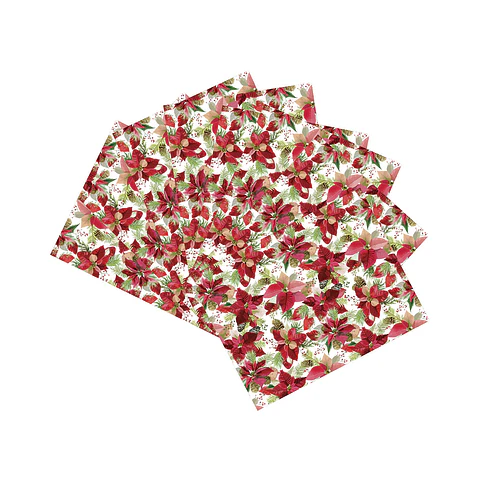 Set 8 Individuales Navidad 9 Rectangular