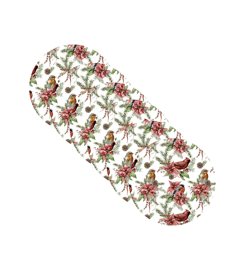 Set 6 Individuales Navidad 12 Redondo