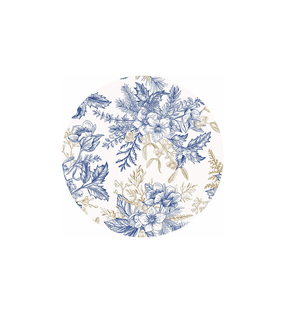 Set 6 Individuales Navidad 13 Redondo