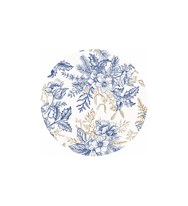 Set 6 Individuales Navidad 13 Redondo