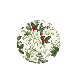 Set 6 Individuales Navidad 14 Redondo