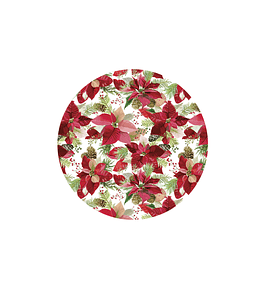 Set 6 Individuales Navidad 15 Redondo