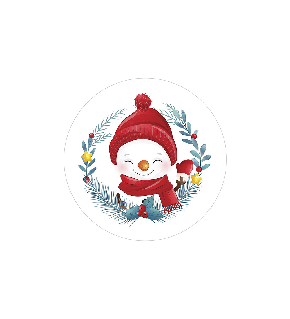 Set 6 Individuales Navidad 17 Redondo