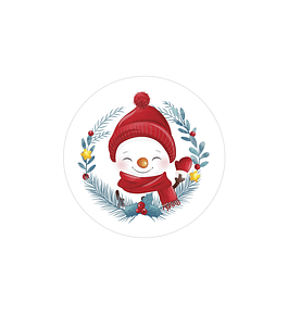 Set 6 Individuales Navidad 17 Redondo