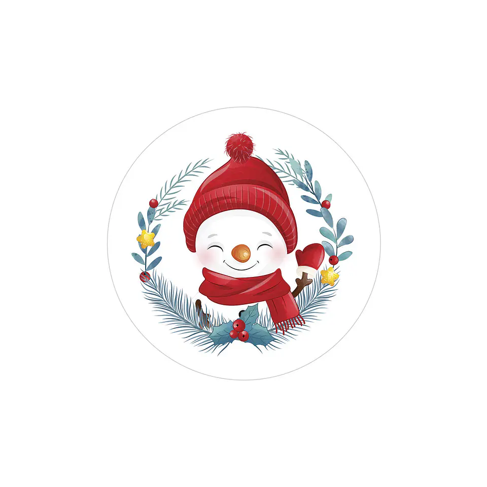 Set 6 Individuales Navidad 17 Redondo 1