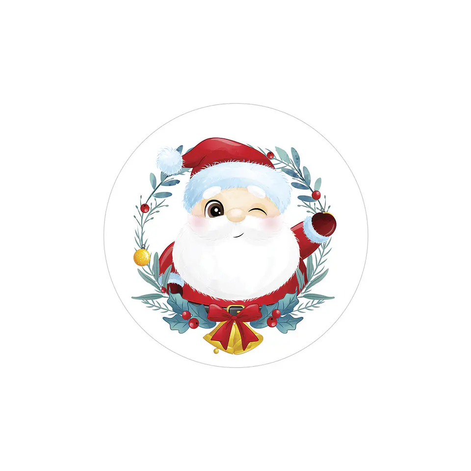 Set 6 Individuales Navidad 17 Redondo 4