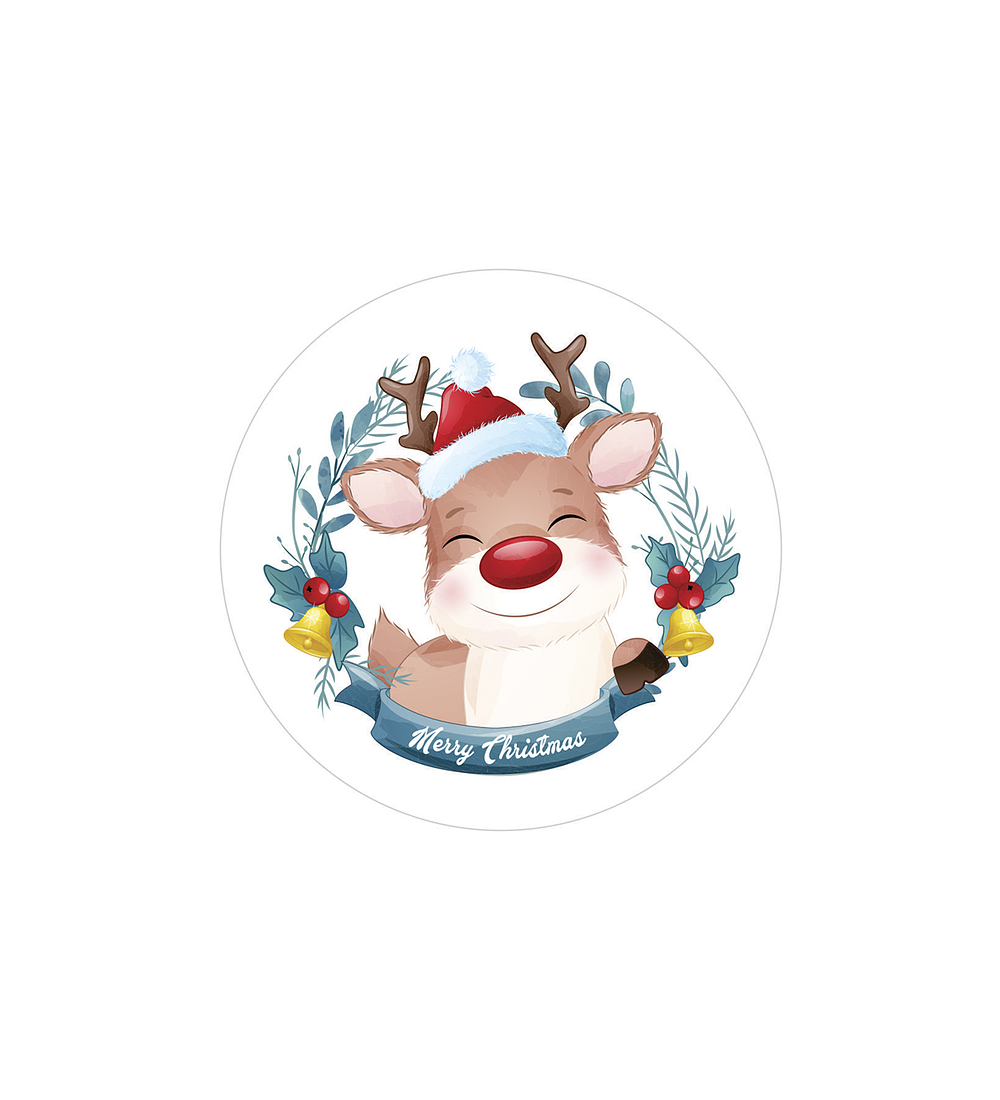 Set 6 Individuales Navidad 17 Redondo