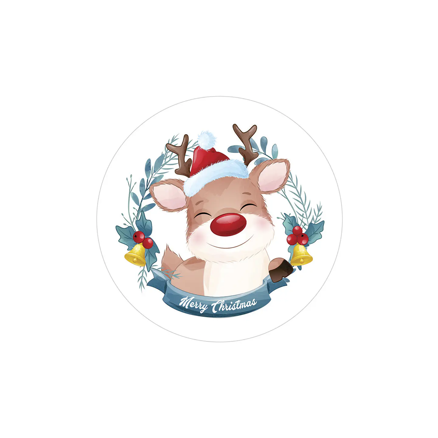 Set 6 Individuales Navidad 17 Redondo 3
