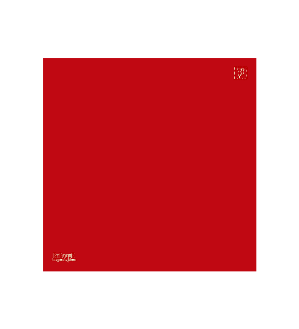 Playmat Rojo plano 70 x 70 cms