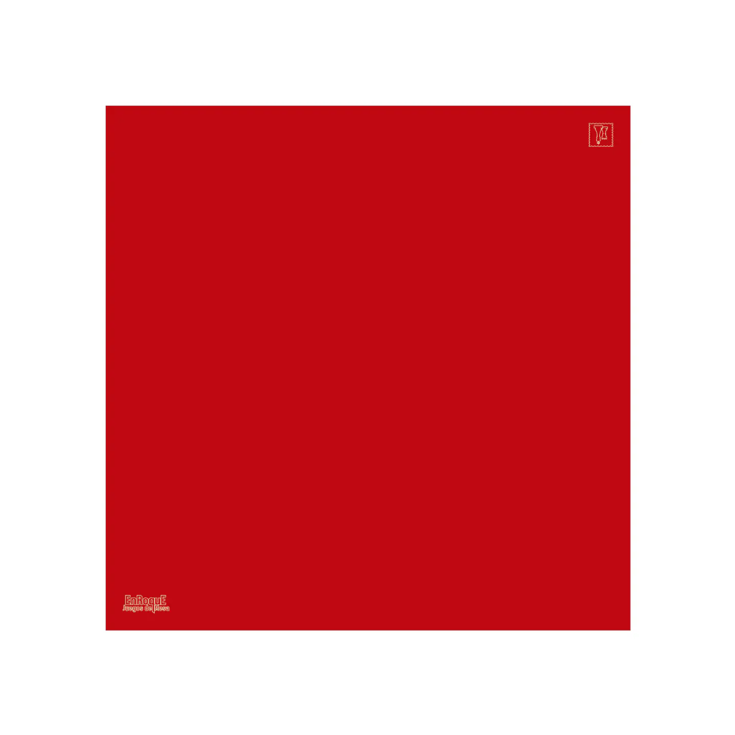 Playmat Rojo plano 90 x 90 cms 1