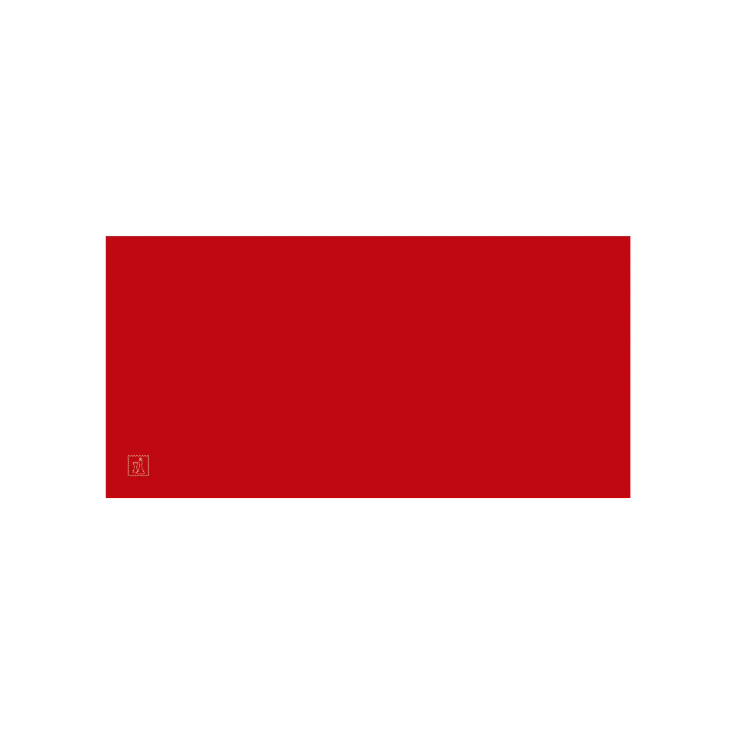 Playmat Rojo plano 70 x 35 cms 1