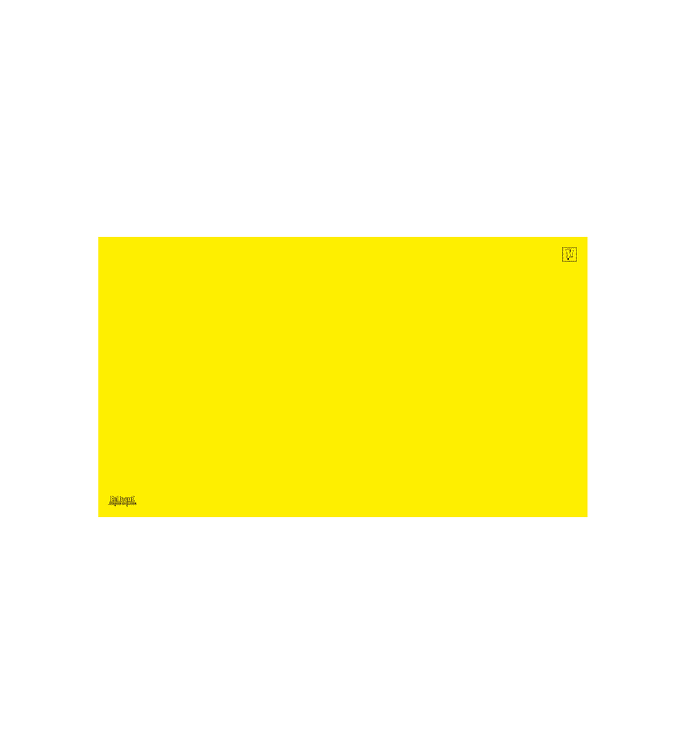 Playmat Amarillo plano 140 x 80 cms