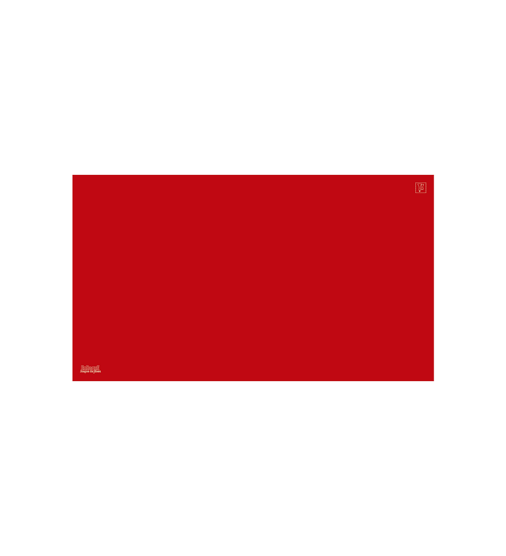Playmat Rojo plano 140 x 80 cms