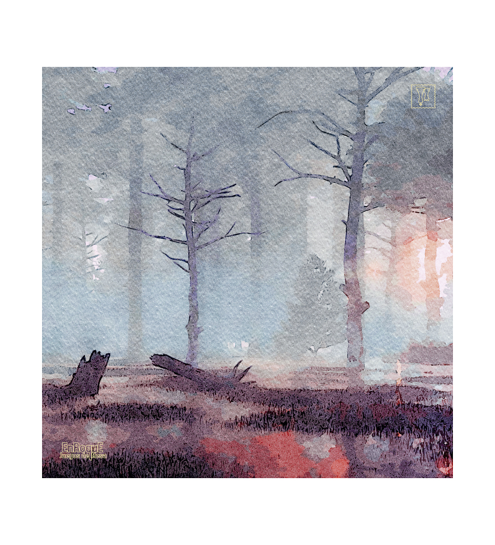 Playmat Red Forest  70 x 70 cms