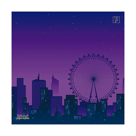 Playmat Pixel Town 70 x 70 cms