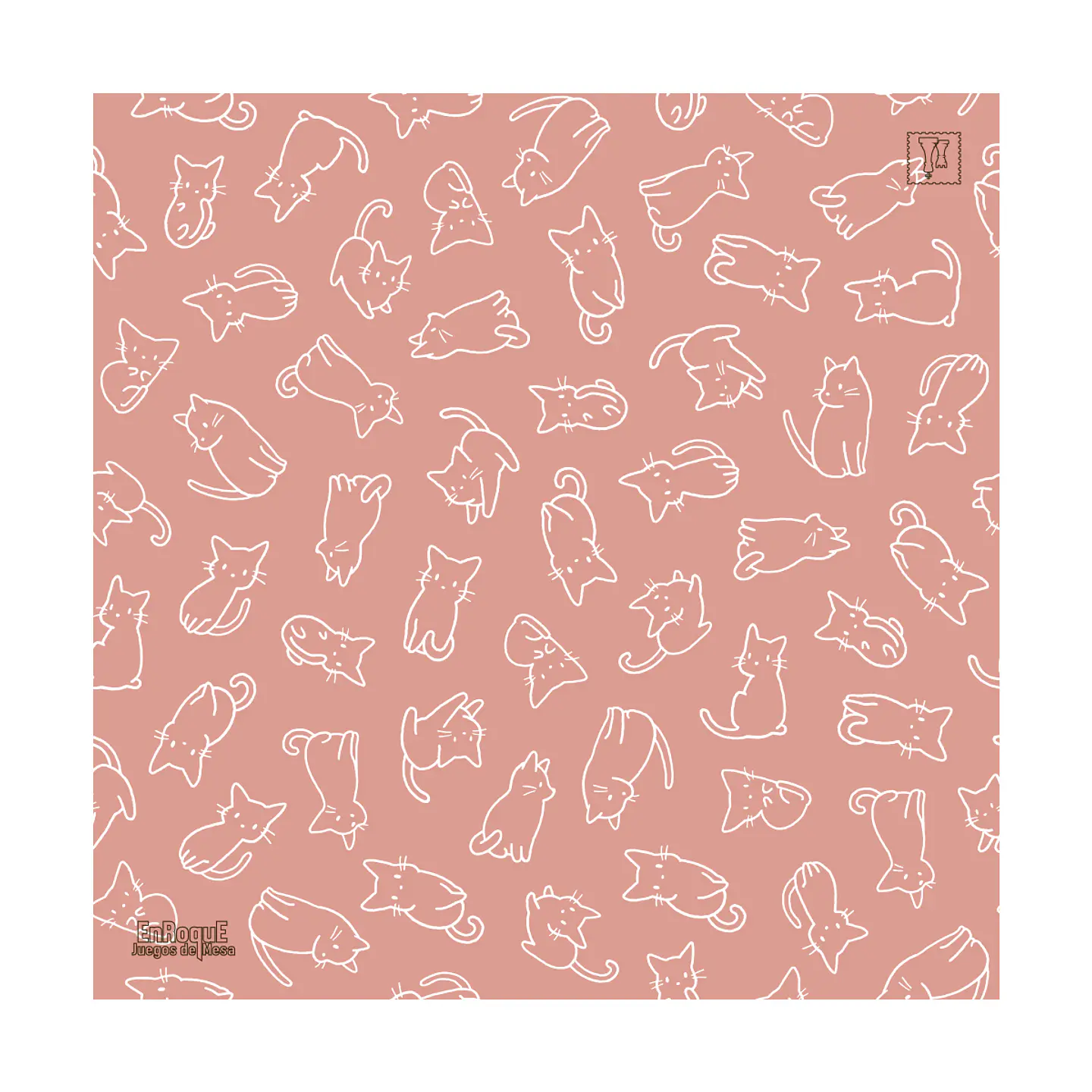 Playmat Kittens in Pink 70 x 70 cms 1