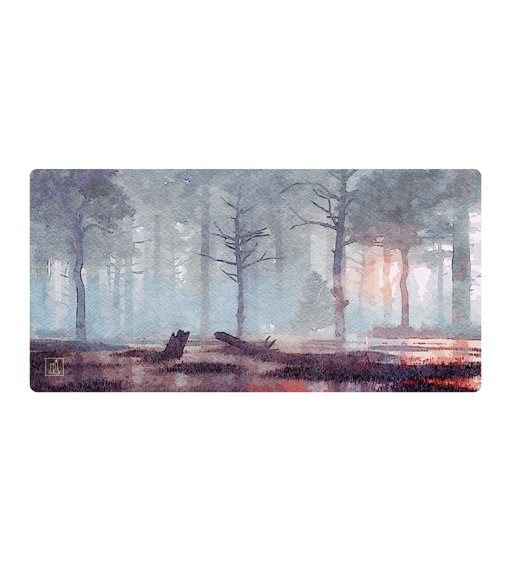 Playmat Red Forest 70 x 35 cms