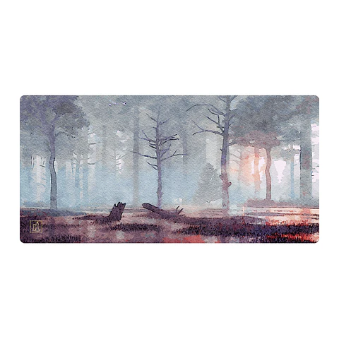 Playmat Red Forest 70 x 35 cms