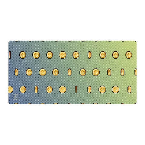 Playmat Coins 70 x 35 cms