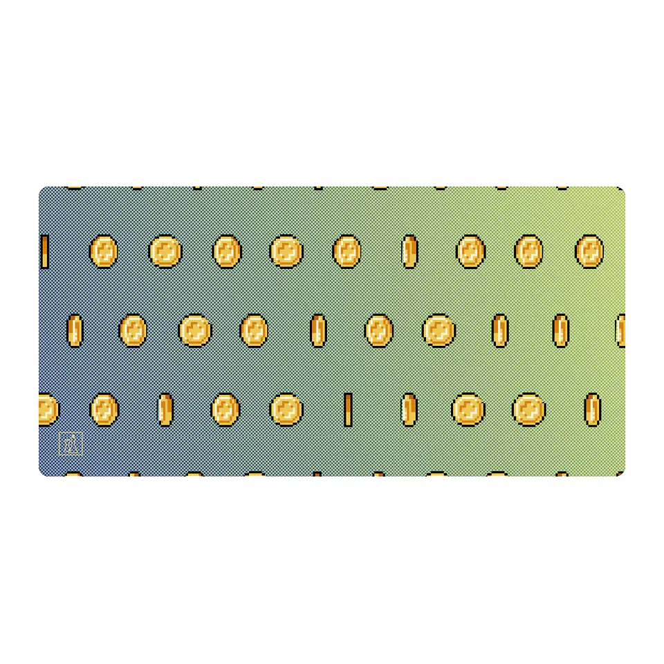 Playmat Coins 70 x 35 cms 1