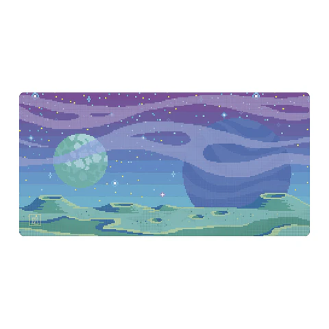 Playmat Pixel Moon 70 x 35 cms