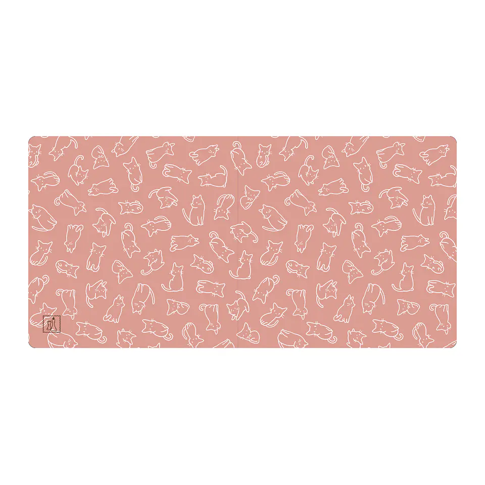 Playmat Kittens in Pink 70 x 35 cms 1