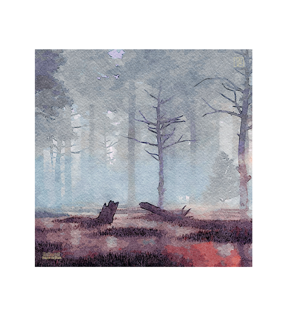 Playmat Red Forest  90 x 90 cms