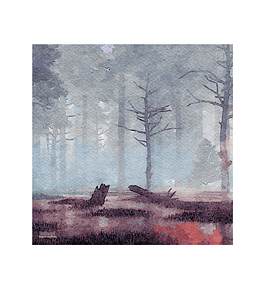 Playmat Red Forest 90 x 90 cms