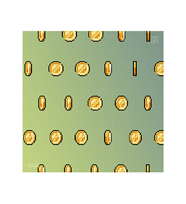 Playmat Coins 90 x 90 cms