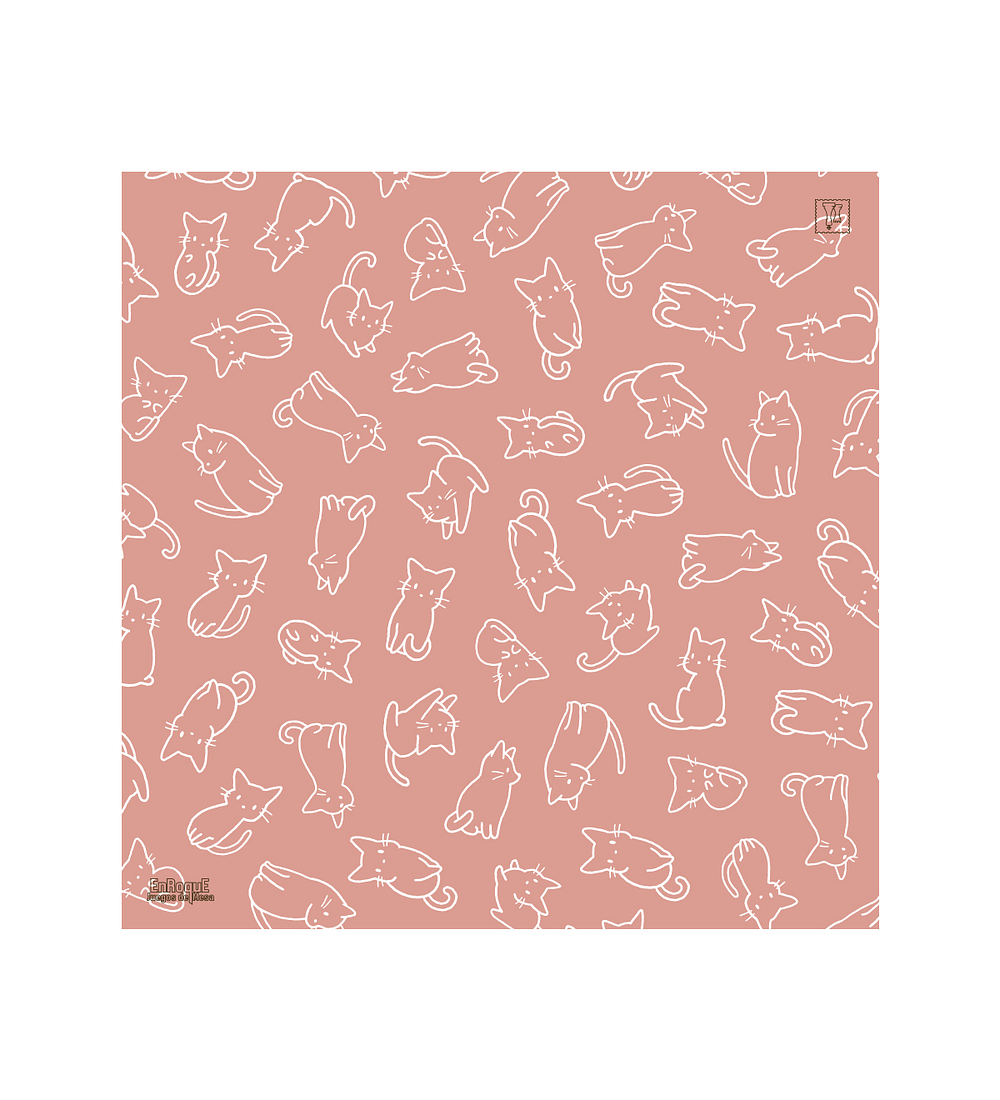 Playmat Kittens in Pink 90 x 90 cms